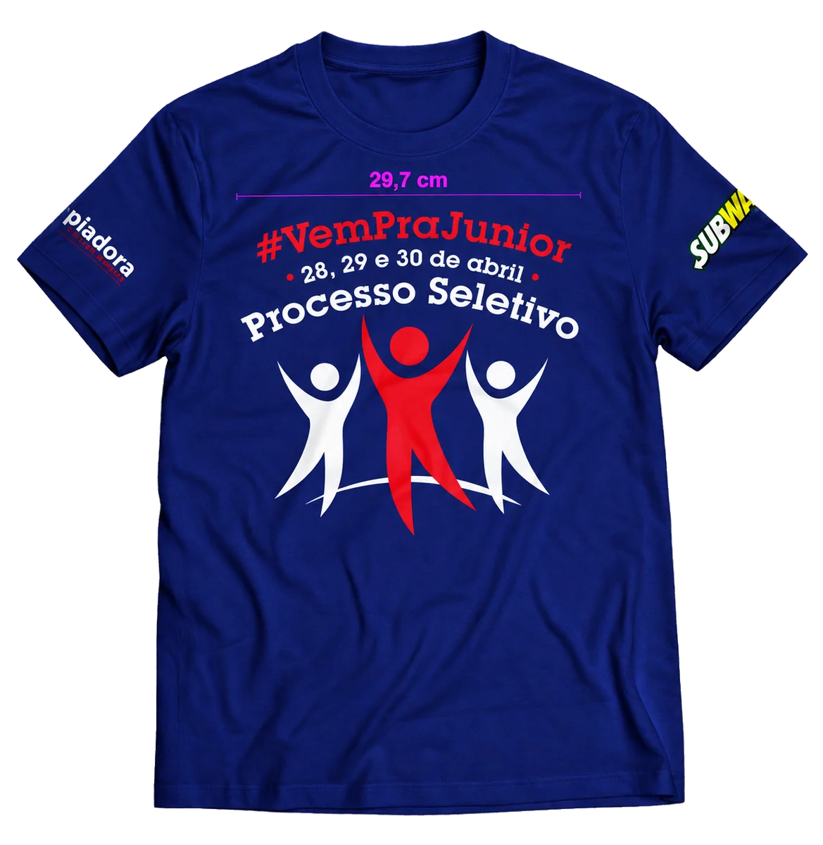 Trabalho real de camiseta personalizada da Camisetas Cocoloco