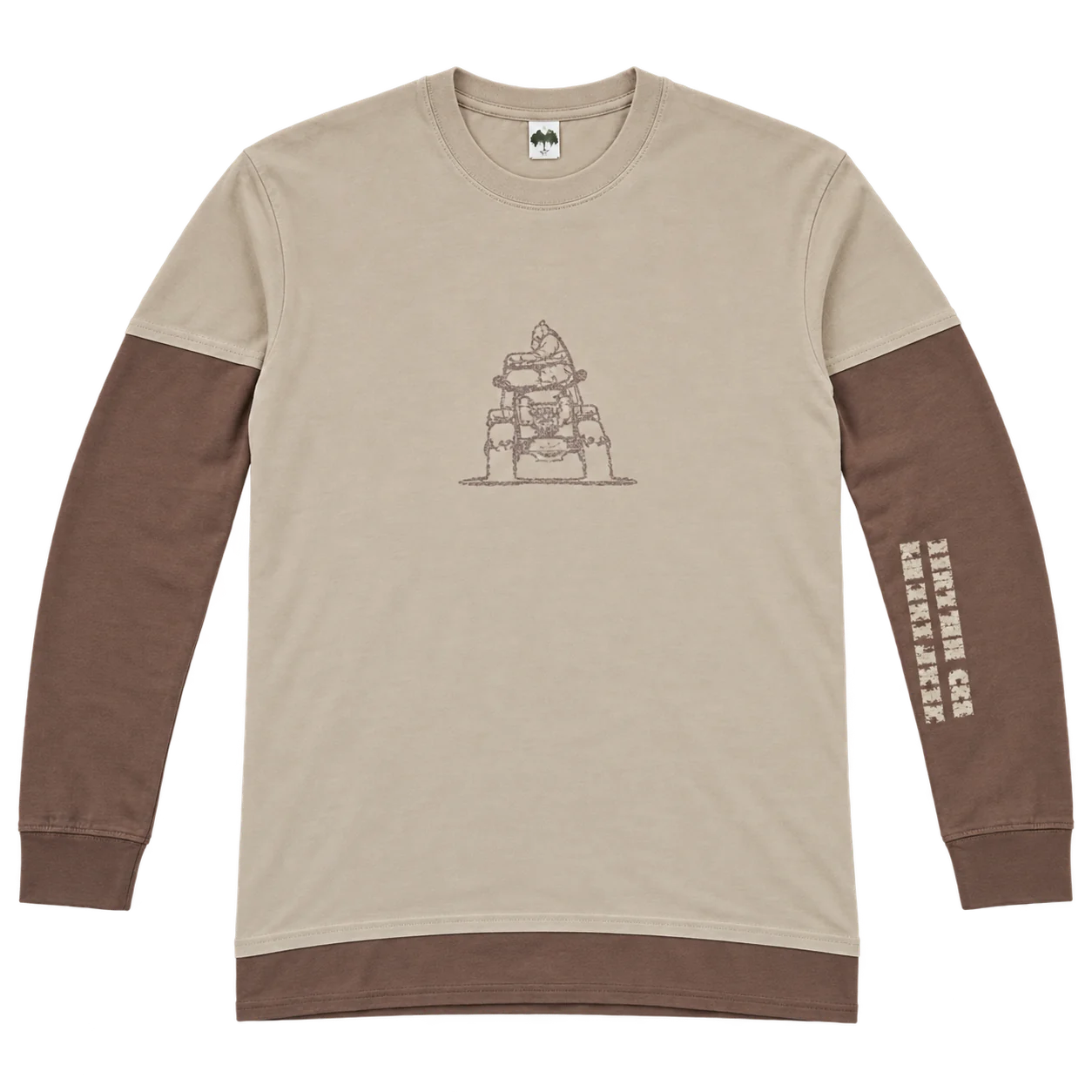 Trabalho real de camiseta de manga longa personalizada da Camisetas Cocoloco